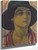 Young Woman With Hat By Koloman Moser