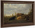 A Distant View Of Dordrecht With A Sleeping Herdsman And Five Cows By Aelbert Cuyp By Aelbert Cuyp