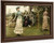 A Game Of Tennis By George Goodwin Kilburne By George Goodwin Kilburne