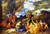 Andrians Or The Great Bacchanal With Woman Playing A Lute By Nicolas Poussin