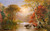 Autumn On The Delaware River By Jasper Francis Cropsey By Jasper Francis Cropsey