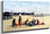 Berck, Fisherwomen On The Beach11 By Eugene Louis Boudin