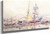 Boats In Port By Paul Signac