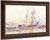 Boats In Port By Paul Signac