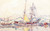 Boats In Port By Paul Signac