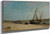 Boats On The Seacoast At Etaples By Charles Francois Daubigny By Charles Francois Daubigny