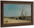 Boats On The Seacoast At Etaples by Charles Francois Daubigny