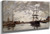Bridge Over The Touques By Eugene Louis Boudin