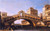 Capriccio Of The Rialto Bridge With The Lagoon Beyond By Canaletto By Canaletto
