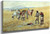 Captain Lewis Meeting The Shoshones By Charles Marion Russell