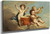 Children Floating On Clouds With Drums And Trumpet By Johann Heinrich Tischbein The Elder Aka The Kasseler Tischbein German 1722 1789