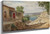 Coastal Landscape From Taormina On Sicily By Carl Frederik Peder Aagaard By Carl Frederik Peder Aagaard