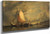 Danish Craft On The Elbe, Blankenese, Germany, Low Water By Edward William Cooke, R.A. Danish Craft On The Elbe, Blankenese, Germany, Low Water By Edward William Cooke, R.A.