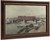 Docks In Rouen By Gustave Loiseau By Gustave Loiseau