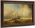 English Ships At Sea Running Before A Gale By Willem Van De Velde The Younger