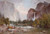 Fishing In The Yosemite Valley By Thomas Hill By Thomas Hill