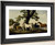 Five Brood Mares At The Duke Of Cumberland's Stud Farm In Windsor Great Park By George Stubbs