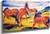 Grazing Horses Ii By Franz Marc By Franz Marc
