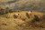 Harvest Scene By John Linnell By John Linnell