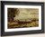 Honfleur, The Shore By Eugene Louis Boudin Honfleur, The Shore By Eugene Louis Boudin