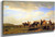 Indians Traveling Near Fort Laramie By Albert Bierstadt