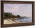 Juan Les Pins, The Bay And The Shore By Eugene Louis Boudin