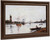 La Meuse At Dordrecht2111 By Eugene Louis Boudin