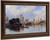 La Rochelle, The Harbor, Bright Sky By Albert Lebourg By Albert Lebourg