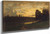 Landscape With A Sunset By Theodore Rousseau
