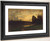Landscape With A Sunset By Theodore Rousseau