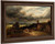 Landscape With A Wood And A Windmill Under Storm Clouds By John Linnell By John Linnell