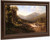 Landscape With Mountains And Stream By Alexander Helwig Wyant