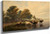 Landscape By Thomas Sidney Cooper By Thomas Sidney Cooper