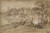 Lanscape With A Horse And Several Characters Around A Fire By Francesco Albani By Francesco Albani