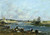 Laundresses On A Branch Of The Touques By Eugene Louis Boudin