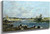 Laundresses On A Branch Of The Touques By Eugene Louis Boudin