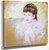 Young Girl With Brown Hair Looking To Left By Mary Cassatt Art Reproduction