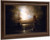 Marine View Moonlight By Cornelius Krieghoff By Cornelius Krieghoff