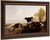 Milking Time In The Meadows By Thomas Sidney Cooper By Thomas Sidney Cooper