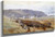 Monhegan Village From Horn's Hill By Samuel P R Triscott American 1846 1925