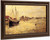 New York Harbor By John Twachtman New York Harbor By John Twachtman