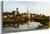 Norman Village By A River By Eugene Louis Boudin Norman Village By A River By Eugene Louis Boudin
