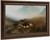Over The Braes Of Balquhidder By Thomas Sidney Cooper By Thomas Sidney Cooper