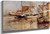 Oyster Boats, North River By John Twachtman Oyster Boats, North River By John Twachtman