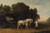 Phaeton With A Pair Of Cream Ponies And An Stable Lad By George Stubbs