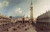 Piazza San Marco With The Basilica By Canaletto By Canaletto