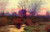 Platte River Sunset By Charles Partridge Adams By Charles Partridge Adams