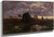 Pond At Sunset By Eugene Louis Boudin Pond At Sunset By Eugene Louis Boudin