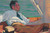 Portrait Of Richard Buhler In The Sail Boat By Giovanni Giacometti By Giovanni Giacometti