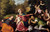 Rest On The Flight Into Egypt With St Catherine And Angels By Paris Bordone